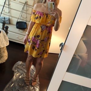 Off the shoulder dress